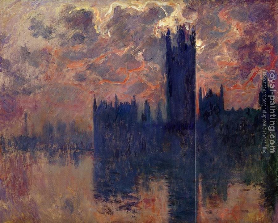 Claude Oscar Monet : Houses of Parliament, Sunset III